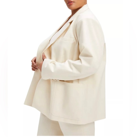 Good American Oversized The Boss 2.0 Double Breasted Blazer - NWT - Size 3 (L) - Picture 16 of 16